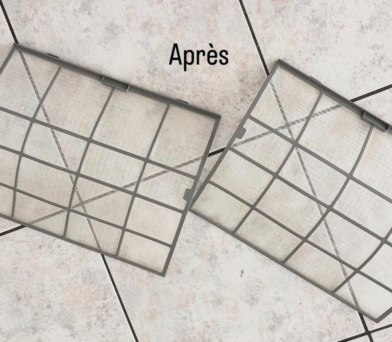 filtre nettoyé